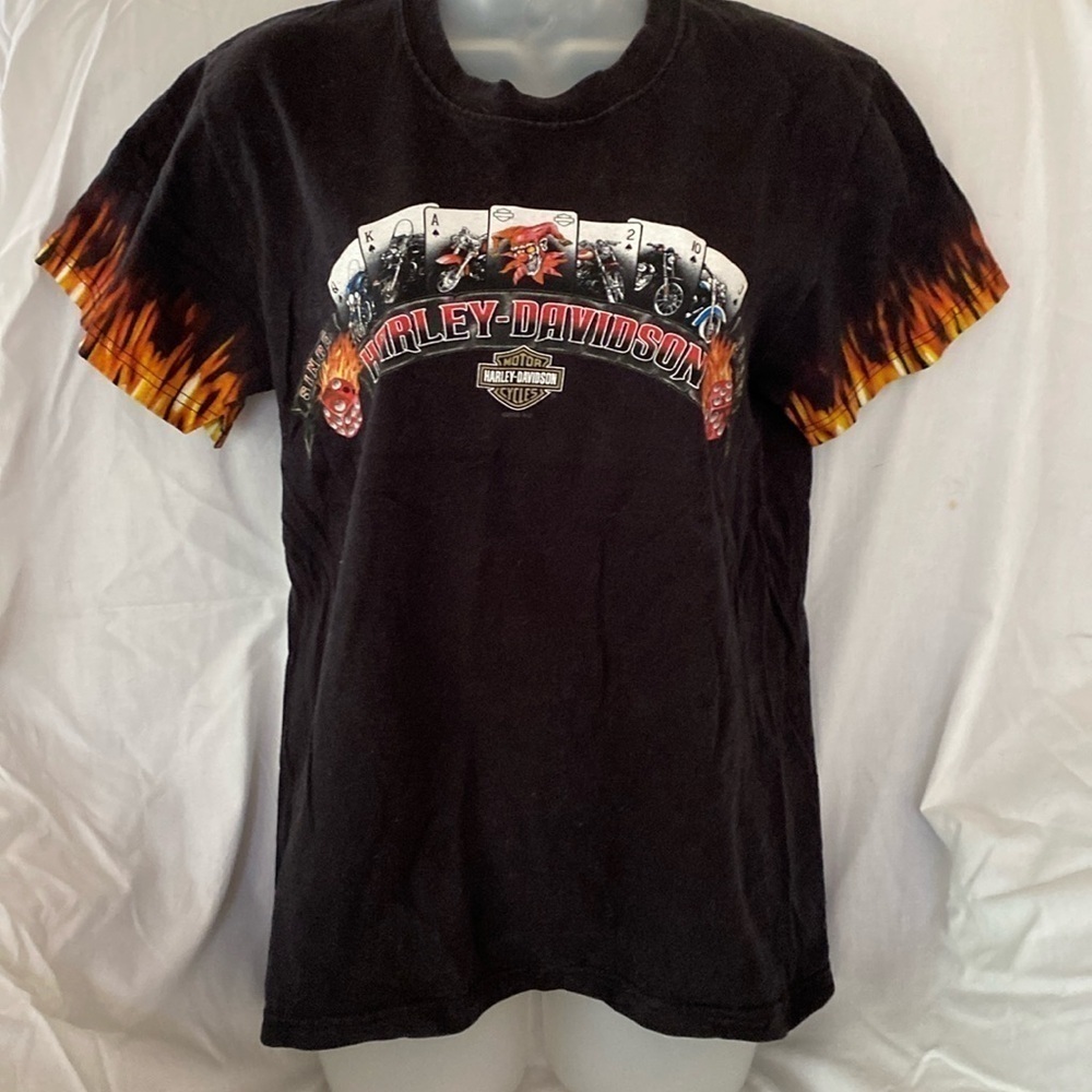Harley Davidson Tee Shirt size small Poker Dice Gambling